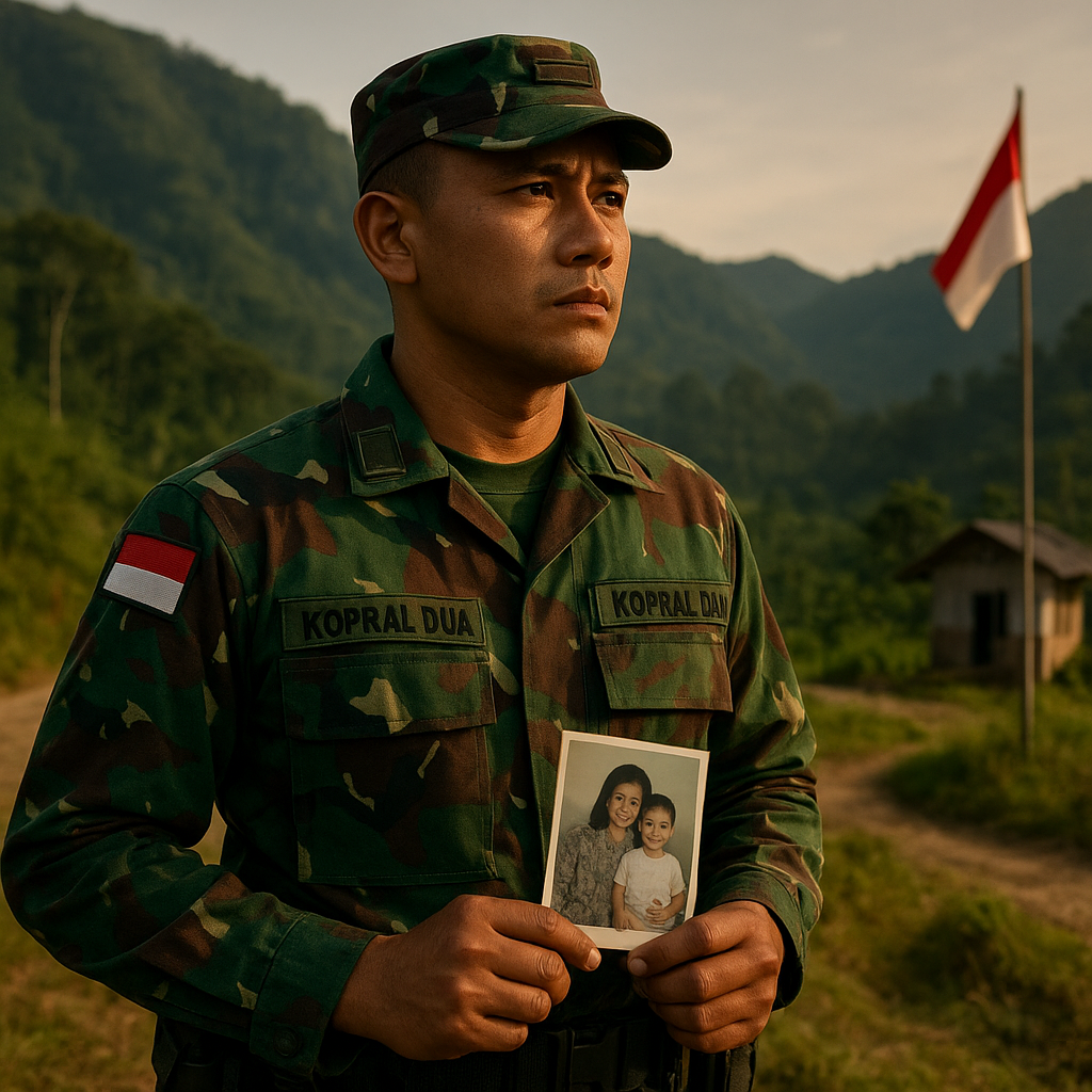Kisah Kopral Dua Rudi: Rela Tinggalkan Keluarga Demi Tugas di Papua, Bukti Pengabdian Tanpa Batas