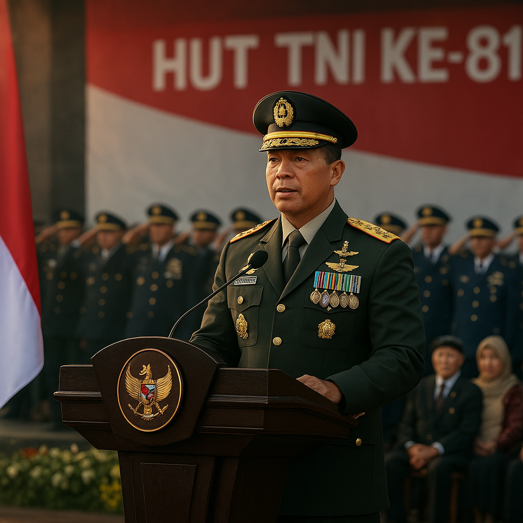 Peringati Hari Ulang Tahun TNI, Panglima: Semangat Pengabdian Harus Terus Membara