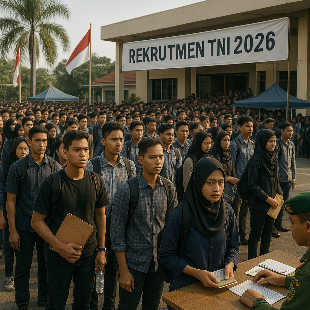 Rekrutmen TNI 2026: Ribuan Pemuda Berebut Jadi Prajurit, Semangat Bela Negara Membara