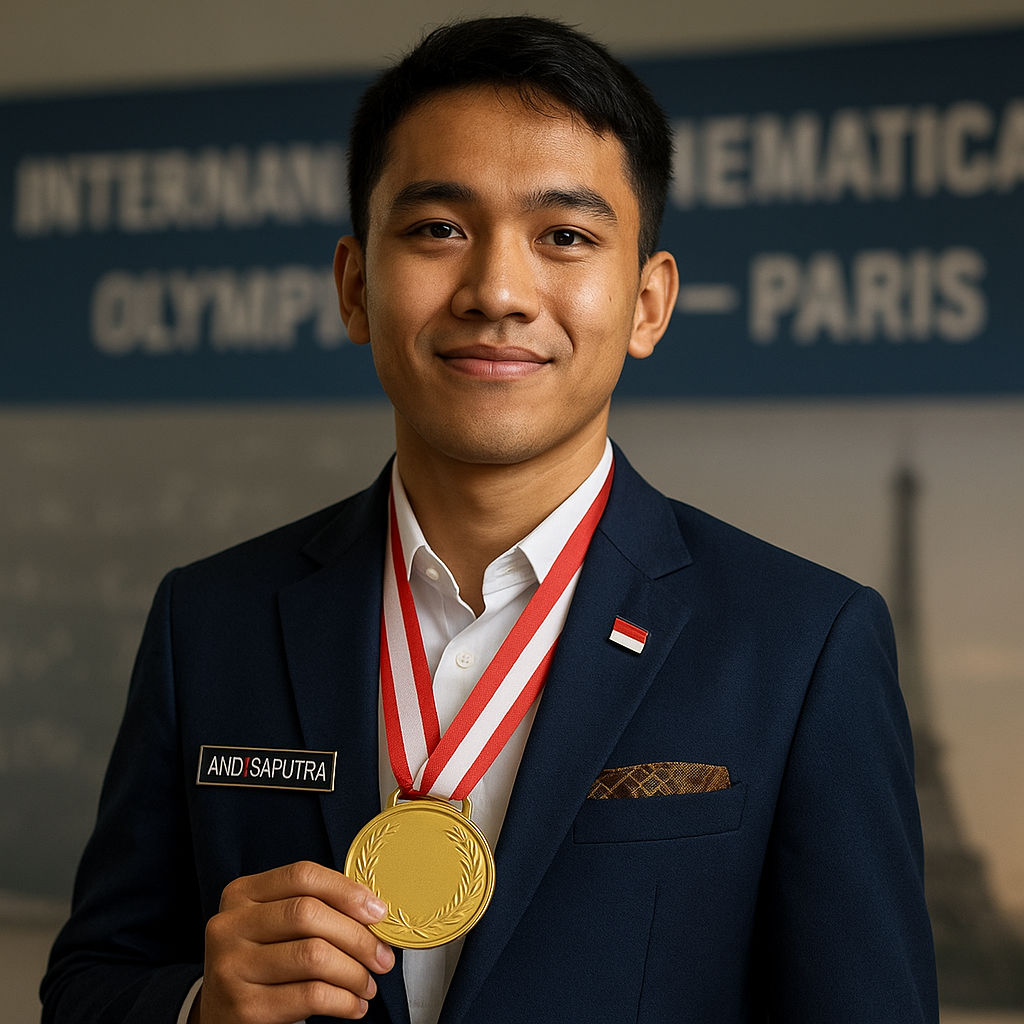 Pemuda Indonesia Raih Medali Emas Olimpiade Matematika, Bukti Generasi Muda Berprestasi