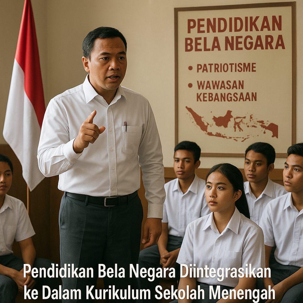 Pendidikan Bela Negara Diintegrasikan ke Dalam Kurikulum Sekolah Menengah