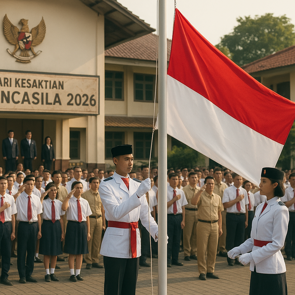 Susunan Upacara Hari Kesaktian Pancasila 2026: Menguatkan Nilai Pemersatu Bangsa di Sekolah dan Instansi