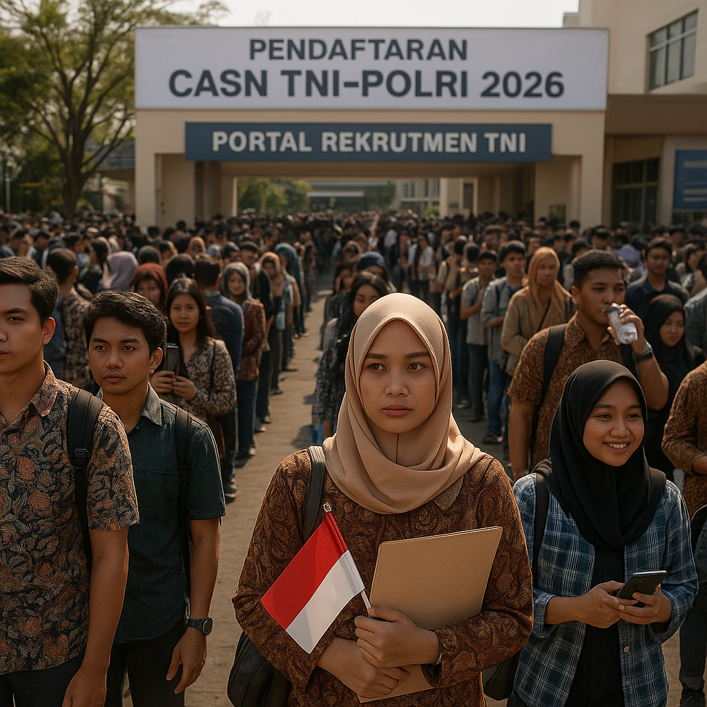 Jelang Penutupan, Pendaftaran CASN TNI-Polri 2026 Dibanjiri Semangat Pemuda Bangsa