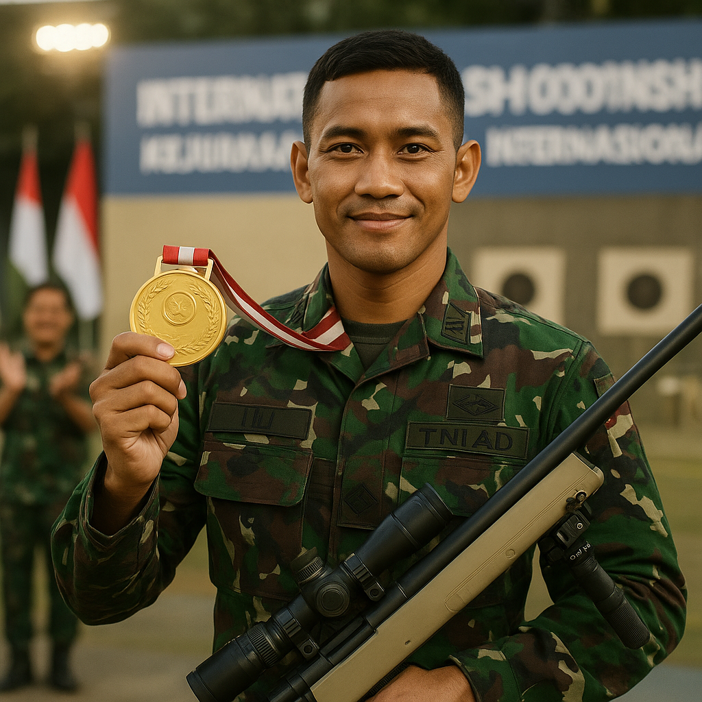 Prajurit TNI AD Raih Medali Emas di Kejuaraan Menembak Internasional, Bukti Keunggulan Anak Bangsa