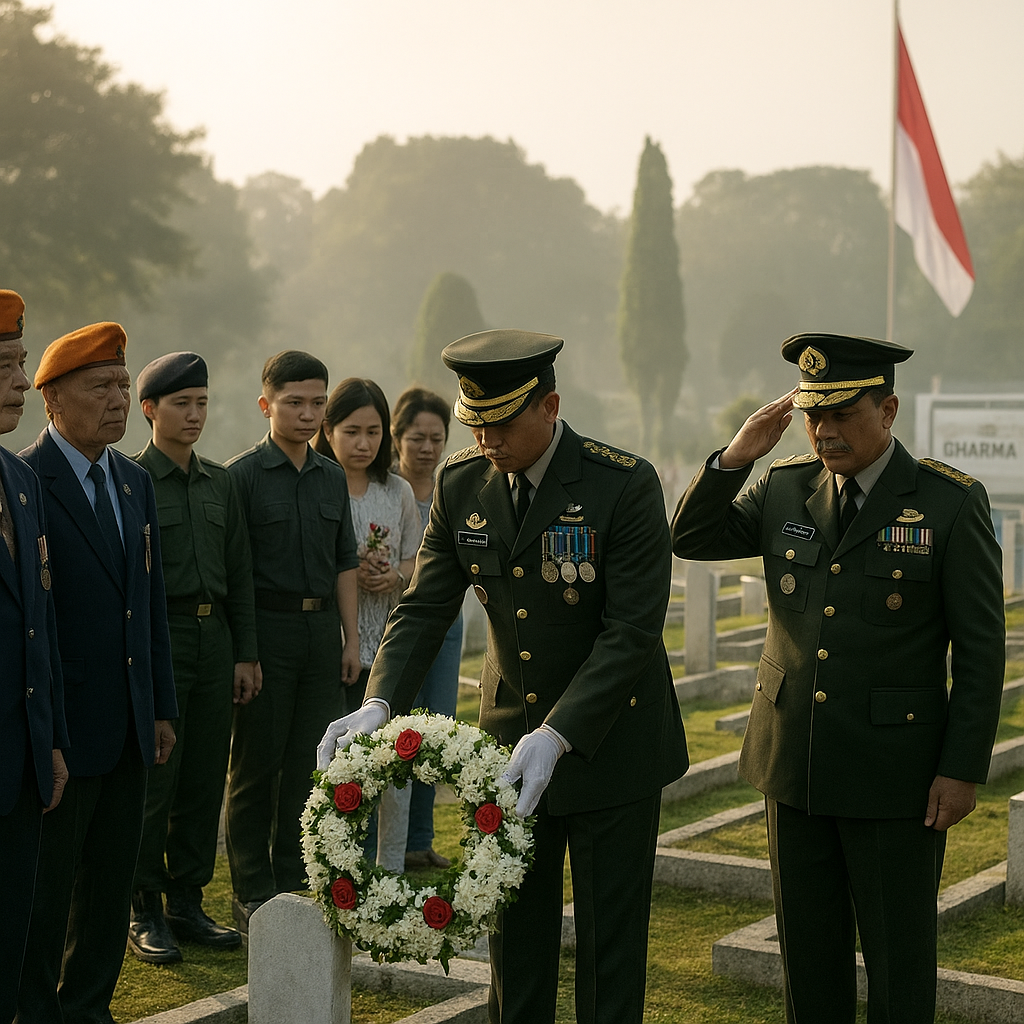 Ziarah Nasional HUT TNI: Menghormati Para Pahlawan, Menyalakan Semangat Juang Generasi Penerus