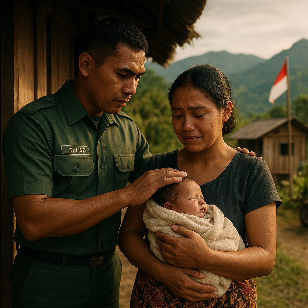Prajurit TNI AD Rela Tinggalkan Keluarga Demi Tugas Perbatasan, Kisah Haru dari Papua