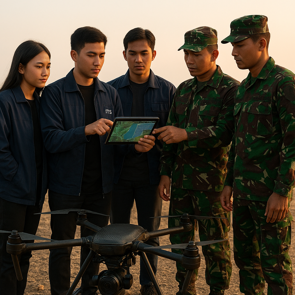 Mahasiswa ITS Ciptakan Drone Bantu TNI Pantau Perbatasan, Prestasi Pemuda Membanggakan
