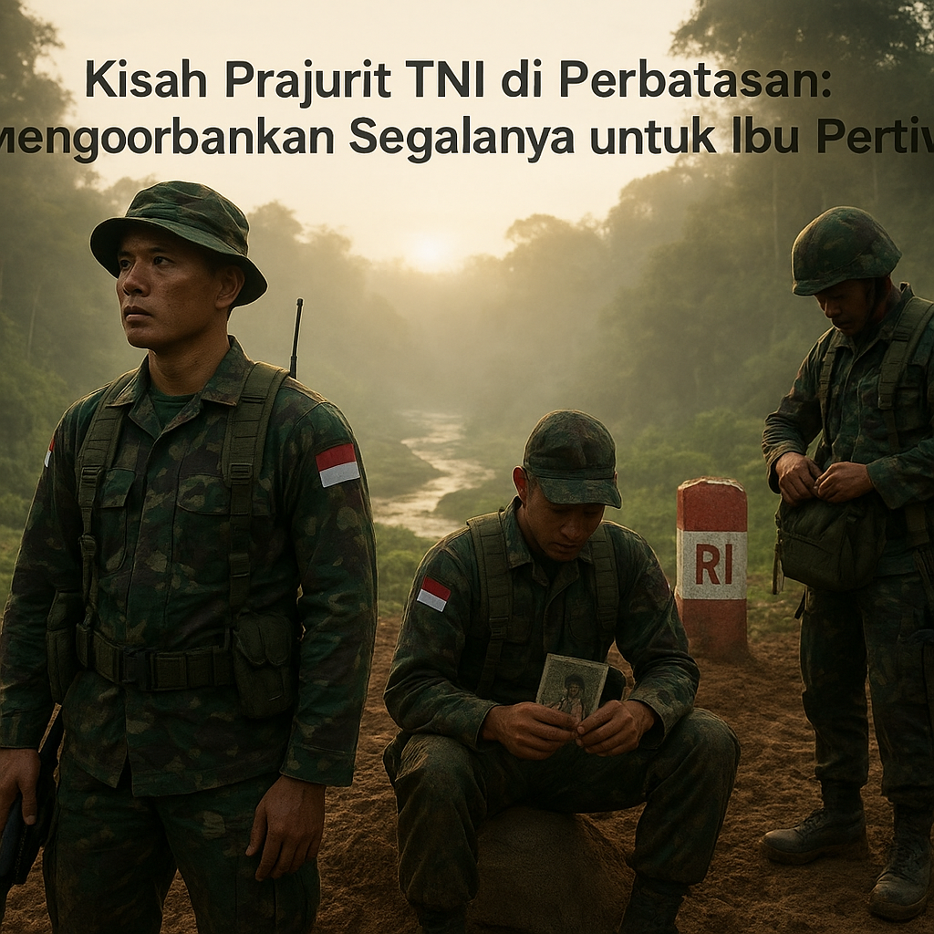 Kisah Prajurit TNI di Perbatasan: Mengorbankan Segalanya untuk Ibu Pertiwi