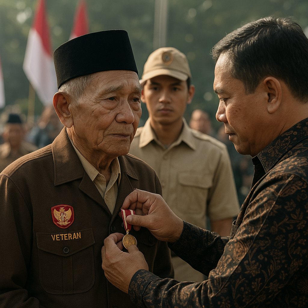Upacara Penghargaan untuk Veteran Perang: "Kami Tidak Menua, Semangat Kami Tetap Membara untuk Negeri"